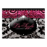 311-kant luxe - Roze Visitekaartjes