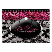 311-kant luxe - Roze Visitekaartjes