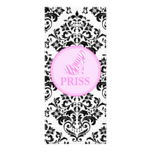 311 Mlle Priss Zebra Heel Carte Double Customisable