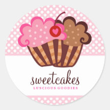 311-zoet de Sticker van Cupcake van Cakes