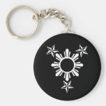 3 étoiles et Sun Porte-clef