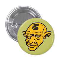 3 hoofd - Sinaasappel Speldbutton
