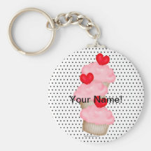 3 petits gâteaux délicieux porte-clefs