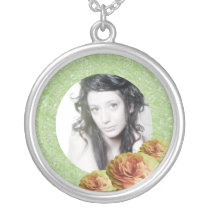 3 roses/photo pendentif