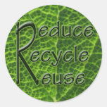 3 r's ronde sticker