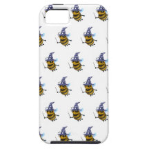 3d Bij van de Tovenaar (editable achtergrond!) iPhone 5 Cover