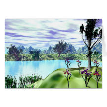 3D Digitaal Landschap Wenskaarten