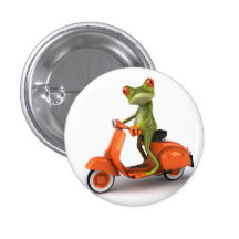 3D kikkertje met vespa Button