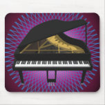 3D Model: Zwarte Grote Piano: Muis Matten