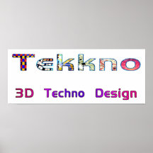 3d techno ontwerpt tweede print