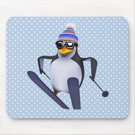 3dpenguin skisprong muis mat