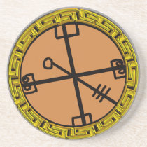 3ème pentagramme du solomon grec dessous de verres