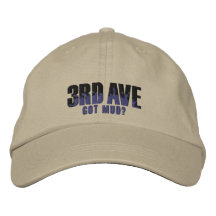 3rdAveGotMud2 Casquettes Brodées