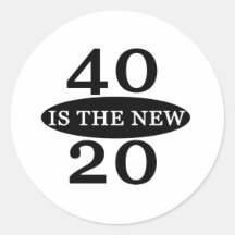 40 is Nieuwe 20 Stickers