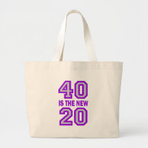 40 zijn nieuwe 20 draagtas