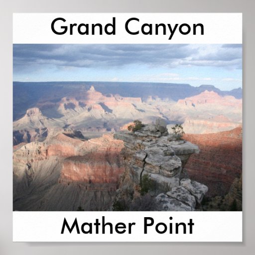 4-2009, point de Mather, canyon grand Affiche