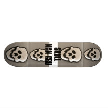 4 crânes skateboards personnalisés