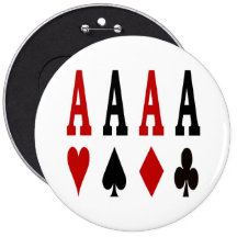 4 de Knoop van de Pook van azen Button