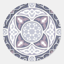 4 directions argent et mauve adhésifs