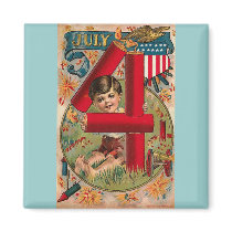 4 juillet - art vintage