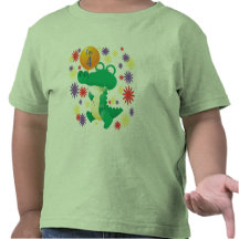 4ème Alligator d'anniversaire T-shirts
