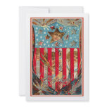 4th of July - Vintage Art Personalized Invitations