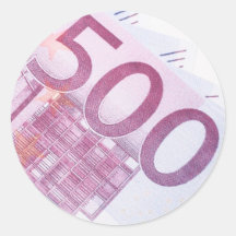 500 Euro Stickers