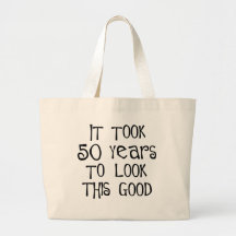 50ste verjaardag, 50 jaar om dit goed te kijken! draagtassen