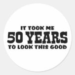 50ste Verjaardag Ronde Sticker