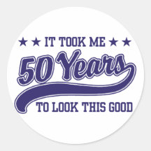 50ste Verjaardag Stickers