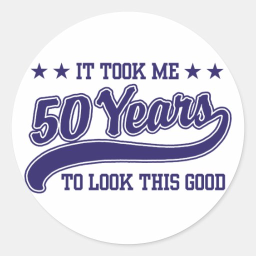 50ste Verjaardag Stickers
