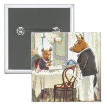 5 petits porcs : Le porc de boeuf de rôti Badge