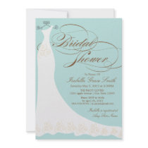 5 x 7 invitation nuptiale élégant de douche de la 