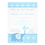 5x7 de leuke Blauwe Uitnodiging van het Baby showe