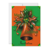 5x7 et invitation de 4,25 x 5,5 fêtes de Noël