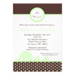 5x7 JUMELLE l'invitation de baby shower d'éléphant
