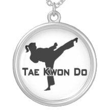 606-6-3 collier argenté du Taekwondo