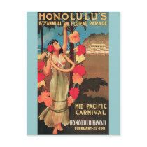 6ème défilé floral annuel 1911 de Honolulu, Hawaï