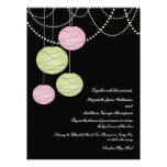 6x8 nodigen de Lantaarns van het Roze & Groenboek  Custom Uitnodging