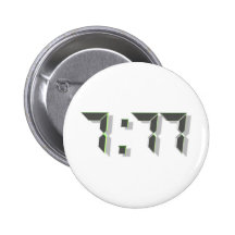 777 Vert 3D Pin's Avec Agrafe