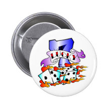 7 chanceux avec des matrices pin's avec agrafe
