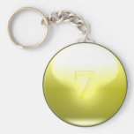 7 chanceux jaunes porte-clés