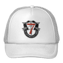 7ème Crête de groupe de forces spéciales Casquettes De Camionneur