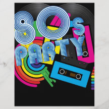 80 Retro Partij Gepersonaliseerde Folder