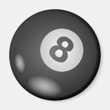 8 magnets ronds de boule
