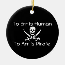 À Arr est l'ornement de pirate