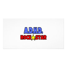 A.D.H.D. Vedette du rock Cartes Avec Photo