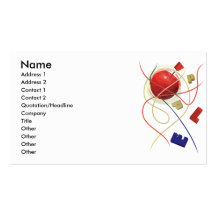 A est pour Apple Modèle De Carte De Visite