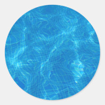 à la piscine… autocollant