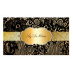 À lacets vintage/noir de PixDezines Cartes De Visite Personnelles
